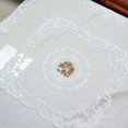 thumbnail image 4 of 4Pcs Embroidered Lace Placemats Vintage Crochet Table Mat for Wedding Cup Vase, 4 of 9