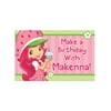 Personalized Strawberry Shortcake Birthday Wish Placemat