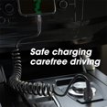 thumbnail image 3 of PD 27W Fast USB C Car Charger Cable For iPhone 15 14 13 12 11 Pro Max Plus X XR XS Spring Telescopic Charging Cable Accessories, 3 of 6