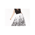 thumbnail image 2 of Morgan & Co Women's Trendy Plus Printed A Line Gown Black & White Size 22W, 2 of 3