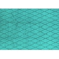thumbnail image 1 of Ahgly Company Machine Washable Indoor Rectangle Oriental Turquoise Blue Industrial Area Rugs, 2' x 3', 1 of 4