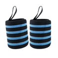 thumbnail image 2 of Fitness Weight Lifting Straps Anti Slip Powerlifting Deadlifting Bodybuilding Workout Strength Training Hand Bar Grips Wrist Support Men Women blue, 2 of 7