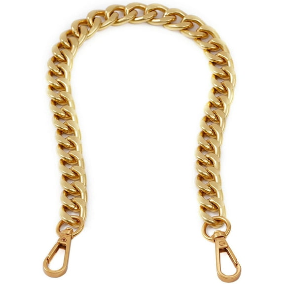 Medium Size Fabulous Metal Shoulder Crossbody Purse Strap Replacement Bag Chain Accessories (18‘’, Antique Gold) Antique Gold 18‘’