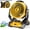 yellow, variant on Battery Powered Fan for Dewalt 20V Battery, 586 CFM Variable Speed, Jobsite Fan w/180° Oscillation, 4H Timer & LED Light Table Fan, Hook for Hanging Portable Fan, Camping Fans for Tents,TOOL ONLY