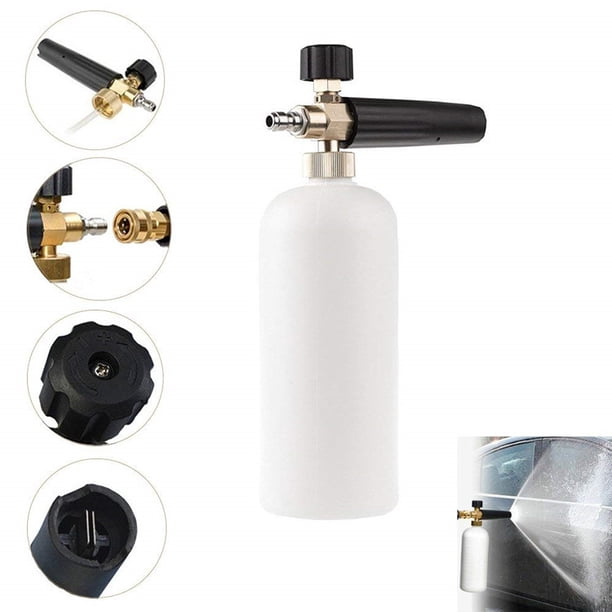 275 * 165 mm Máquina especial de lavado de autos Caldera de burbujas Máquina de burbujas Máquina de burbujas Pistola de espuma de alta presión Pistola de espuma de cobre completa Olla de espuma premi TUNC Sencillez