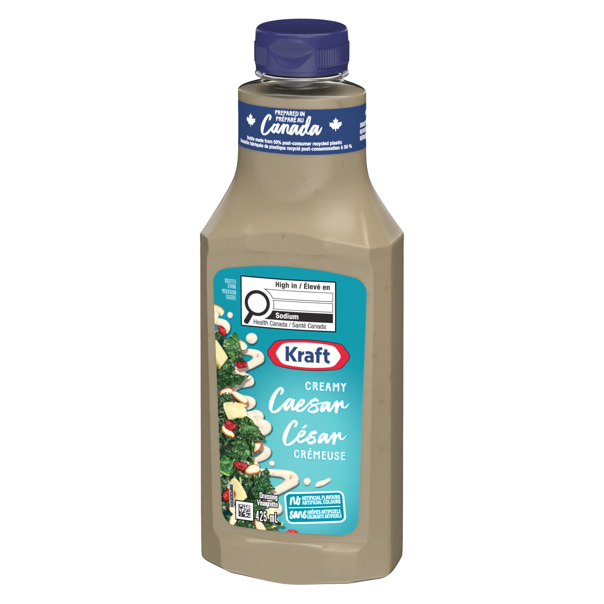 Kraft Creamy Caesar Salad Dressing, 425 mL Bottle