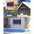 thumbnail image 4 of 4th of July Outdoor TV Cover 52 to 55 Inch Weatherproof, Patriot Independence Day Colorful Star Stripes 600D Oxford TV Covers with Waterproof Zipper, Outside Flat TV Screen Protector 52"Wx19"Hx4.5"D, 4 of 7