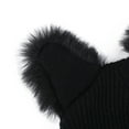 thumbnail image 5 of QQAMB Winter Hats Cute Cat Ear Hat with Embroidered Warm Knit Crochet Ski Cap, 5 of 6