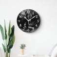 thumbnail image 4 of 14 Inch Wall Clock Battery Operated Silent Clock Decorative for Office, Kitchen, Outdoor, Living Room，Vintage Style Wildlife Animal Bear Hand Multicolor, 4 of 4