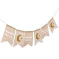thumbnail image 3 of Jute Burlap Banner, Eid Mubarak Banner Perfect Design Natural Feeling  For Gift For Collector, 3 of 8