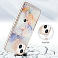 thumbnail image 2 of Compatible with iPhone 14 Plus Wallet Case with Card Holder, Back Flip Folio PU Leather Kickstand Card Slots Case for Women Girls, Double Magnetic Clasp Cover For iPhone 14 Plus,Marble #1, 2 of 6