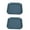 Blue#2, variant on 2PCS Shallow Cat Food Bowl for Whisker Fatigue Relief 5.71 in Wide Pet Feeding Dish for Kittens and Short Legged Cats Plastic Grain Straw Material Wet and Dry Food Container Easy Clean Microwave Safe