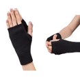 thumbnail image 1 of RV Guantes de lana para mujer, color gris y negro, guantes de invierno unisex con medio dedo, guantes gruesos sin dedos para hombre, para ciclismo, carreras, ciclismo, correr, senderismo, deportes al aire libre Sailing Electrónica, 1 of 5