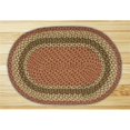 thumbnail image 1 of Capitol Earth Rugs 13-024 Olive-Burgundy-Gray Jute Braided Rug, 1 of 2