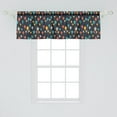 thumbnail image 2 of Ambesonne Kites Window Valance, Colorful Flying Kites Grunge, 54" X 18", Multicolor, 2 of 3
