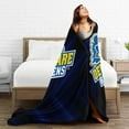 thumbnail image 5 of University of Delaware Logo Fleece Blanket, Very Soft Microfiber Flannel Blanket for Couch Warm and Cozy for All Seasons, 5 of 6