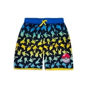 Pokemon Boys Swim Short, Sizes 4-16