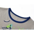 thumbnail image 2 of Beezizac Little & Big Boys 2-Piece Pajamas Gray Shark Cool Long Sleeve Soft Kid PJ Set Size 8, 2 of 7