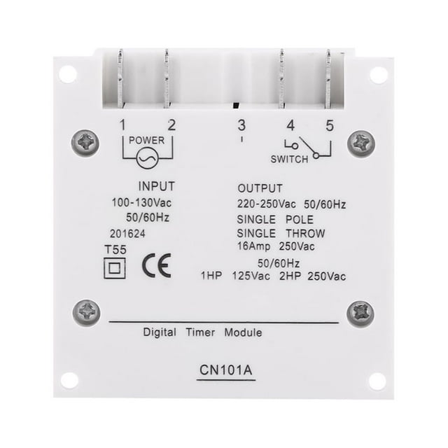 Temporizador de relé electrónico programable semanal con interruptor horario digital (110 V CA)