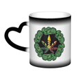 thumbnail image 1 of Taza de café de cerámica sensible al calor que cambia de color con marihuana 420, 1 of 5