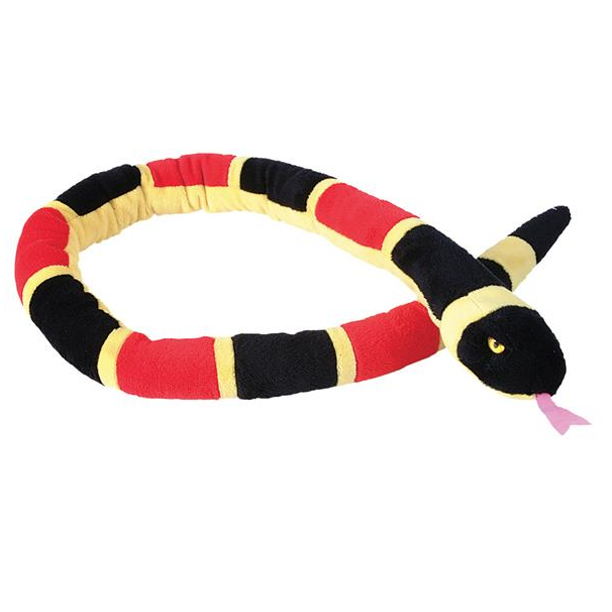 Wildlife Tree 67" Coral Snake Stuffed Animal Plush Floppy Zoo Reptile Collection