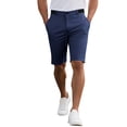 thumbnail image 3 of Men's 7 Inch Inseam Shorts, Lightweight Quick-Dry Flat Front Casual Shorts with Pockets, Pure Color Golf Business Outdoor Loose Fit Summer Shorts for Men Navy XXXL, 3 of 10