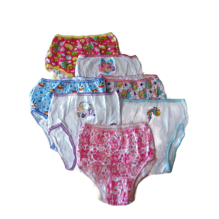 My Little Pony Toddler Girl Briefs Underwear, 7-Pack, Sizes 2T-4T