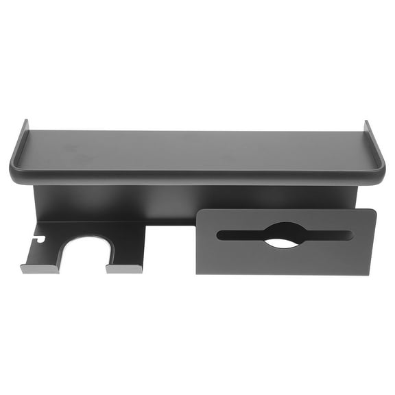 WHAMVOX Hair Dryer Holder Blow Dryer Organizer Hair Dryer Stand Wall Mounted Shelf for Bathroom