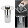thumbnail image 3 of 2Pcs Sink Filter And Hair Catcher Universal Pop Up Drain Stopper Stainless Steel, 3 of 6