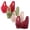 Red, variant on Cavosen Plus Size Push up Bra Plus Size Wireless Bras Push Up Full Coverage Stretch Bralettes Wide Straps Breathable Casual Underwear