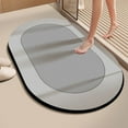 thumbnail image 1 of Bath Rug- Super Absorbent Quick Dry- Rubber Backing Non Slip -Washable Bathroom Floor Mats- Shower Rug For In Front Of Bathtub-Shower Room -16x24-, 1 of 6