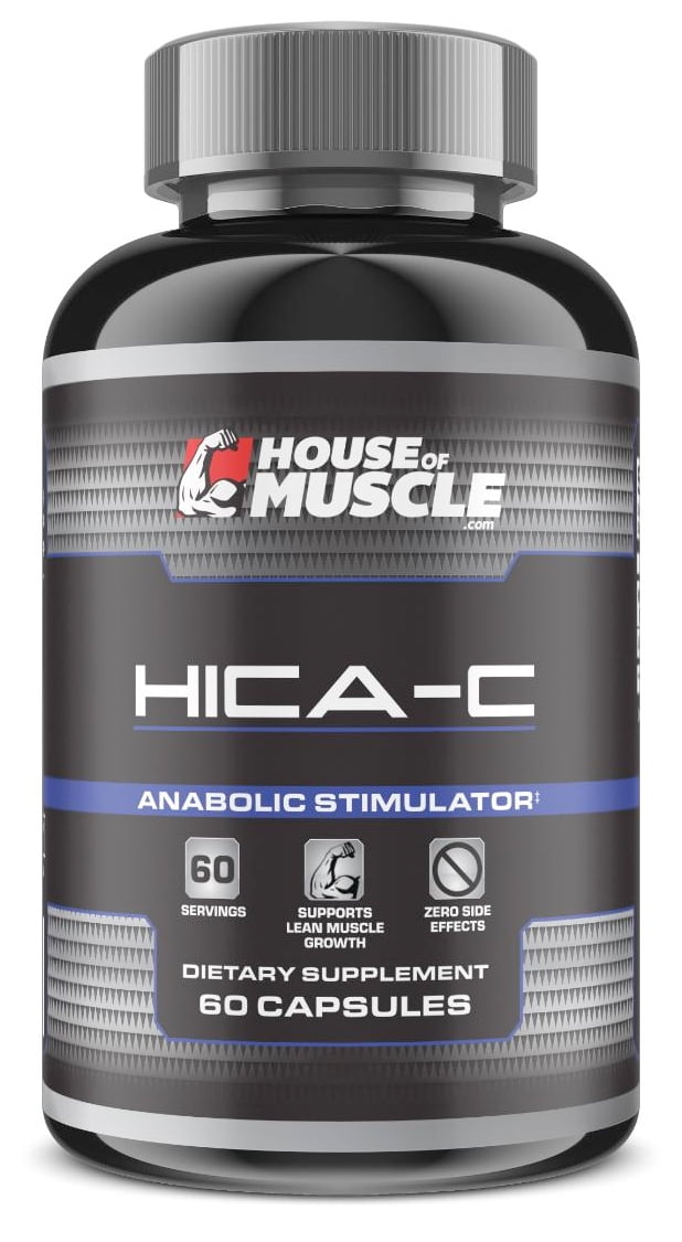 House Of Muscle HICAC NonHormonal Muscle Growth Stimulator Supplement 60 Capsules