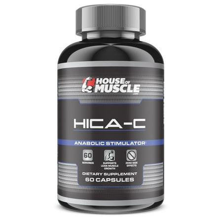 House Of Muscle HICA-C - Non-Hormonal Muscle Growth Stimulator Supplement - 60