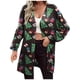 thumbnail image 2 of Puntoco moda mujer Navidad estampado suelto manga larga cárdigan otoño abrigo blusa Rollbacks Puntoco Puntoco-3100, 2 of 6