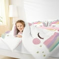 thumbnail image 4 of Castle Fairy 2-Piece Twin Size Comforter Set, Unicorn and Horse Fantasy Print, 4 of 8