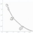 thumbnail image 2 of 925 Sterling Silver Heart and Love Charm Bracelet, 2 of 6