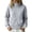 Gray, variant on Womens Full Zipper Sweatshirts Stand Collar Long Sleeve Jackets with Pockets Cropped Zipper Turtleneck Cardigans Outwears Solid Casual Fall Winter Clothings
