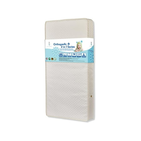 2 in 1 Memory Soy Foam Core Extra Firm with Jacquard Cover Mattress, Tan