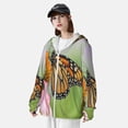 thumbnail image 3 of Fotbe A monarch butterfly Chaqueta con Protección Solar UPF 50+ para Hombre y Mujer, Camisa con Capucha y Bolsillos-XX-Large, 3 of 7