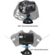 thumbnail image 2 of [Paquete de 2] Luz de seguridad alimentada por batería, foco con sensor de movimiento Pir, luz de pared exterior resistente a la intemperie para pasarelas Gardon, 600 lúmenes, 8w (negro). Afortunado Sencillez, 2 of 5