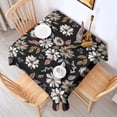 thumbnail image 2 of Pioneer Flower Floral Print Pattern Square Tablecloth,Waterproof Square Table Cover,Wipeable Spillproof Washable Table Cover for Home Kitchen Party Decor 52"x52"(132x132cm), 2 of 6