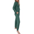 thumbnail image 2 of Langwyqu Women Sport Casual 2 Pieces Sweatsuit Hoodies & Pants, 2 of 4