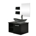 thumbnail image 2 of PULUOMIS 28" Bathroom Vanity and Vessel Sink Combo Modern Bathroom Countertop Bathroom furniture set bathroom furniture with mirror cabinet, 2 of 10