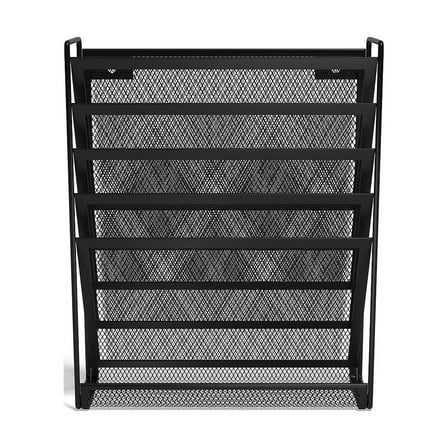 Staples TRU RED 5-Pocket Mesh Letter Wall File Black (TR57582-CC)