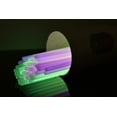 thumbnail image 2 of DirectGlow 200ct Bicolor Purple/Green Glow Stick Bracelets Glow in The Dark Party Favors, 2 of 7