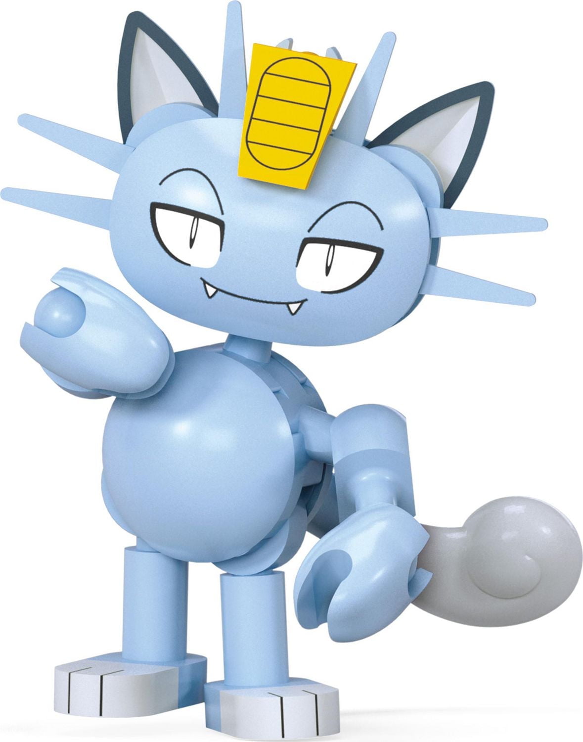 MEGA Pokémon Figurine articulée Miaouss d’Alola, 28 pièces