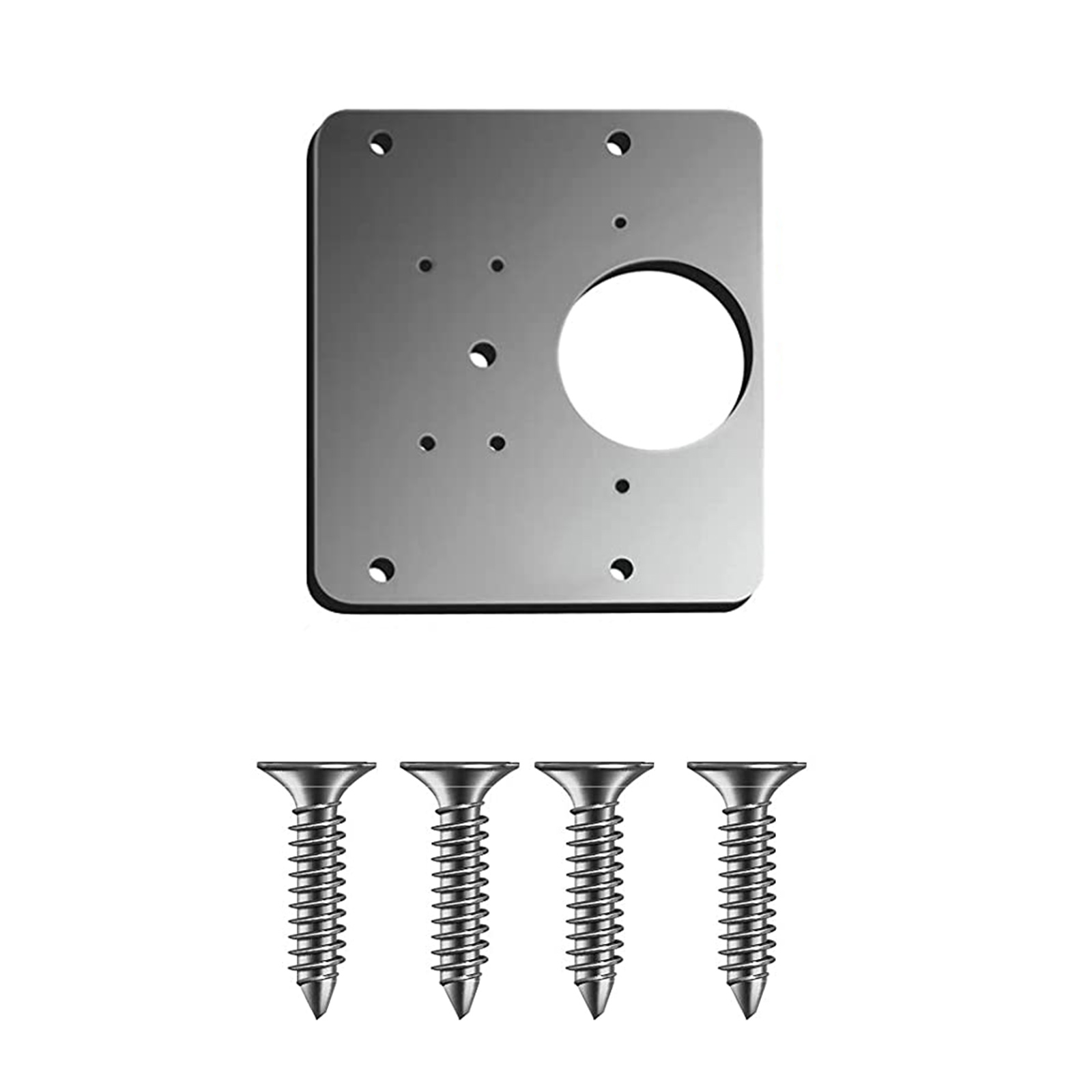 Hinge Easy Installation Hinges with Mounting Screws Stainless Steel Plate Repair Accessory Cabinet Hinges for Cabinet Furniture Drawer Window Stainless Steel Plate Repair Accessory