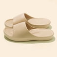 thumbnail image 3 of Dakaela Shower Shoes for Men Women with Arch Support Non Slip Quick Drying Slides Lightweight College Dorm Bathroom Sandals Khaki Size 5.5, 3 of 5