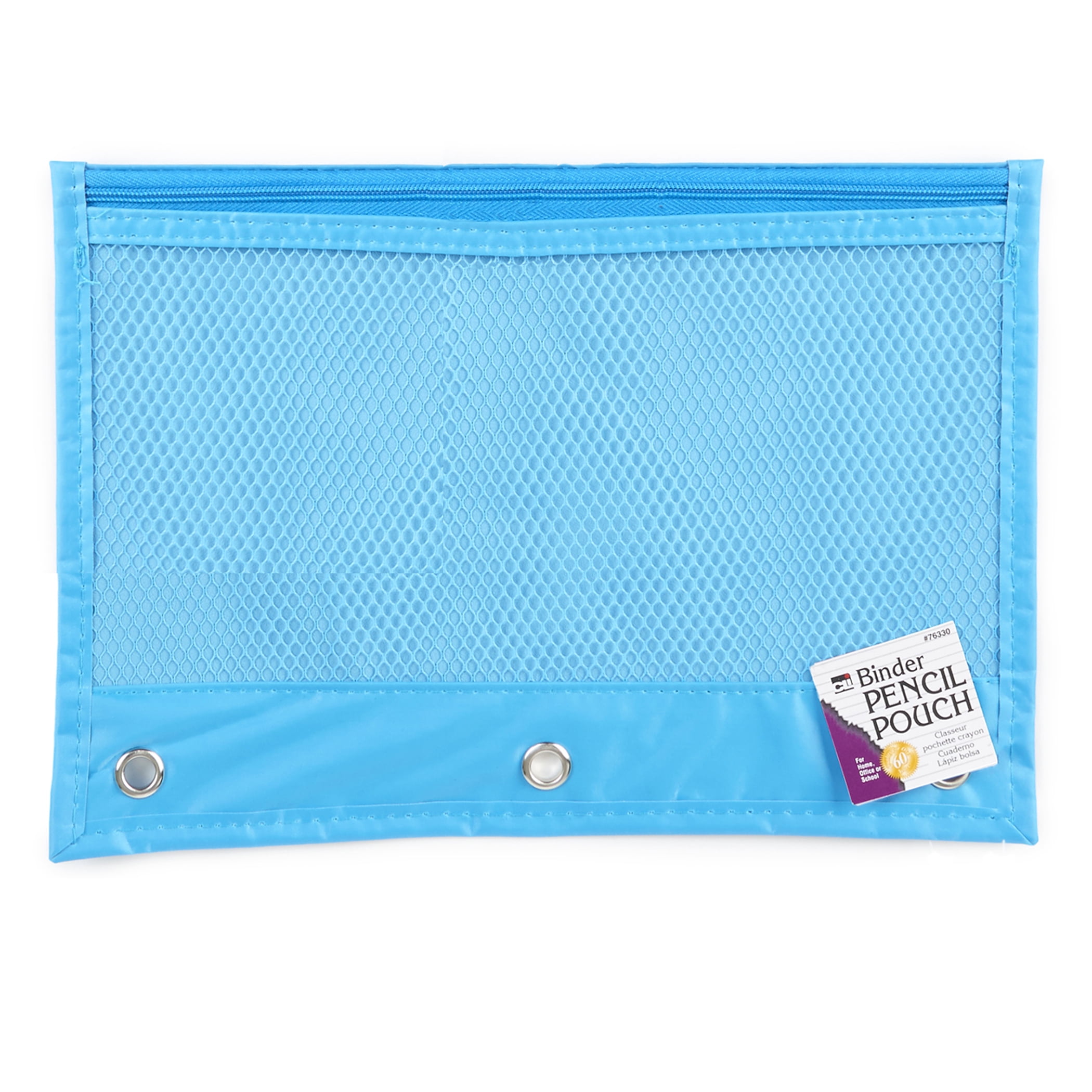 Charles Leonard Pencil Pouch, Assorted Colors, Set of 24