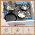 thumbnail image 6 of GORILLA GRIP Drawer Shelf Liner, Non-Adhesive Liners for Kitchen Pantry Cabinets, Easy Install, 12"x30', Gray, 6 of 10